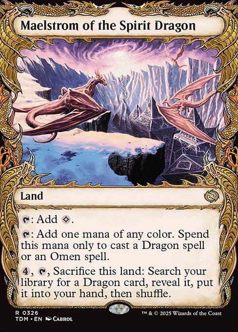 Maelstrom of the Spirit Dragon XTDM-326 Rare Near Mint Englisch Foil