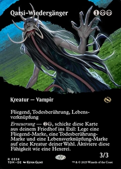 Qarsi-Wiedergänger XTDM-338 Rare Near Mint Deutsch Foil