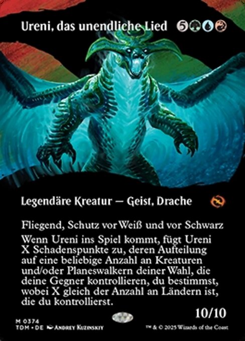 Ureni, das unendliche Lied (V.2) XTDM-374 Mythic Near Mint Deutsch