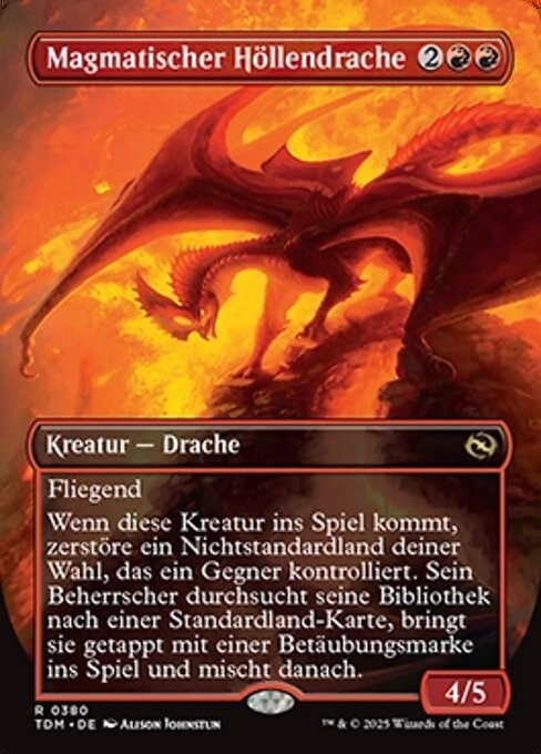 Magmatischer Höllendrache (V.2) XTDM-380 Rare Near Mint Deutsch