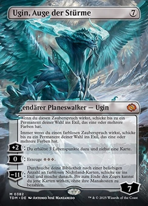 Ugin, Auge der Stürme (V.1) XTDM-382 Mythic Near Mint Deutsch