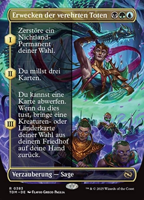 Erwecken der verehrten Toten XTDM-383 Rare Near Mint Deutsch