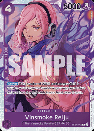 Vinsmoke Reiju (OP06-069) (V.1) PRB01 Super Rare Near Mint Englisch