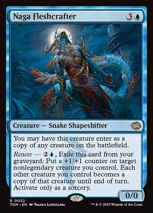 Naga Fleshcrafter TDM-52 Rare Excellent Englisch