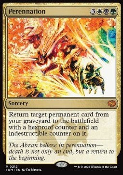 Perennation TDM-212 Mythic Near Mint Englisch Foil