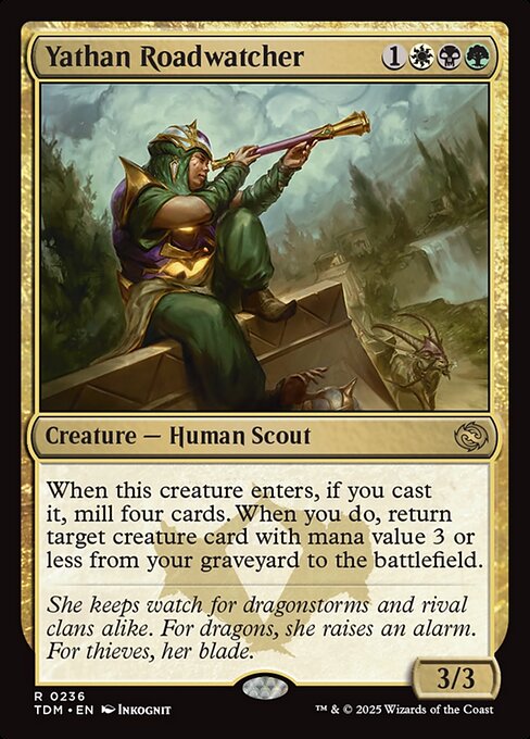 Yathan Roadwatcher TDM-236 Rare Near Mint Englisch Foil
