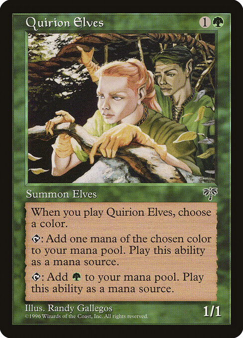 Quirionelfen MIR- Common Played Englisch