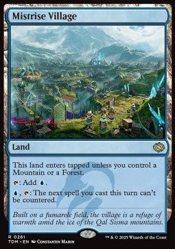 Mistrise Village TDM-261 Rare Near Mint Englisch Foil
