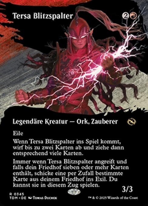 Tersa Blitzspalter XTDM-345 Rare Near Mint Deutsch