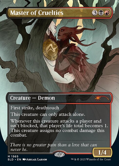 Master of Cruelties SLDBV-1565 Mythic Near Mint Englisch Foil