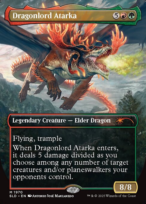 Dragonlord Atarka SLDBV-1970 Mythic Excellent Englisch Foil