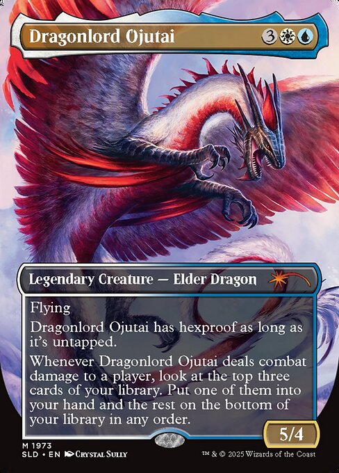 Dragonlord Ojutai SLDBV-1973 Mythic Near Mint Englisch Foil