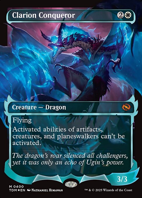 Clarion Conqueror XTDM-400 Mythic Near Mint Englisch Foil