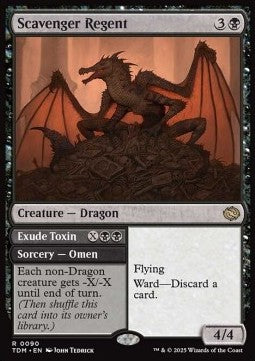Plünderer Regent // Toxin Absonderung TDM-90 Rare Near Mint Deutsch Foil