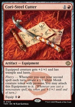 Cori-Steel Cutter TDM-103 Rare Near Mint Englisch Foil