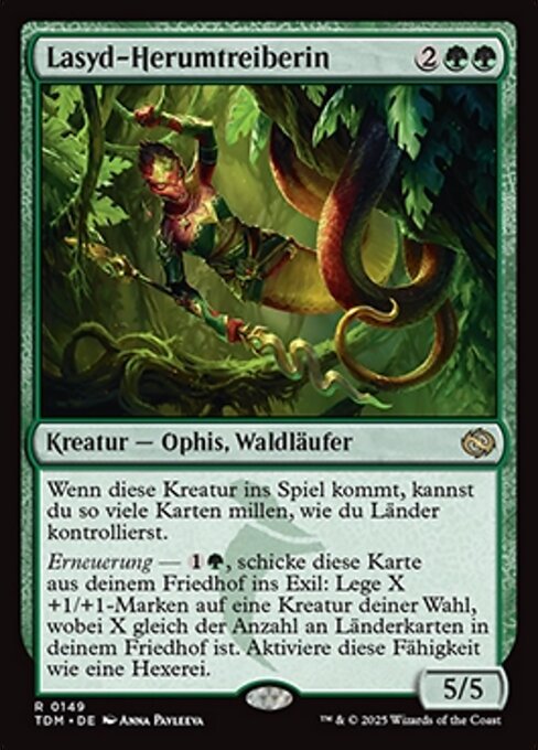 Lasyd-Herumtreiberin TDM-149 Rare Near Mint Deutsch