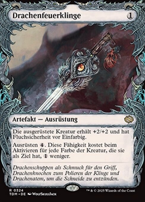 Drachenfeuerklinge XTDM-324 Rare Near Mint Deutsch