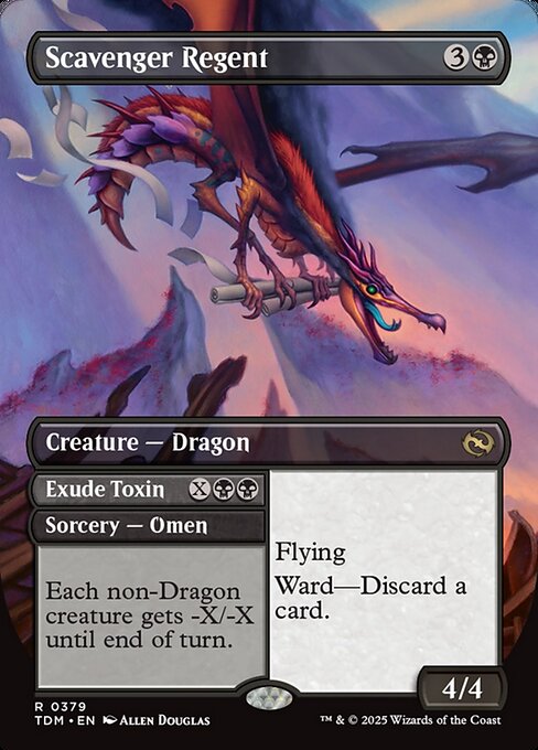 Scavenger Regent // Exude Toxin XTDM-379 Rare Near Mint Englisch
