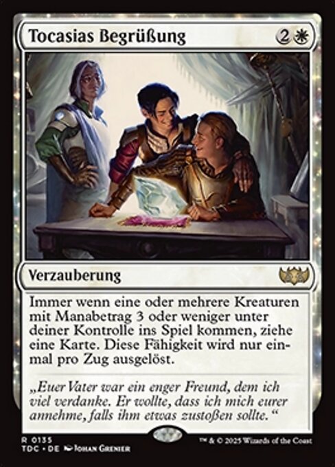 Tocasias Begrüßung TDC-135 Rare Near Mint Deutsch