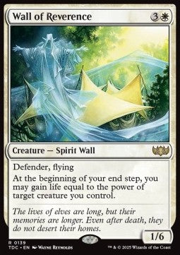 Wall of Reverence TDC-139 Rare Near Mint Englisch