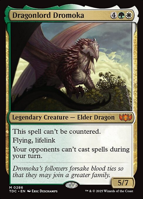Dragonlord Dromoka TDC-286 Mythic Near Mint Englisch