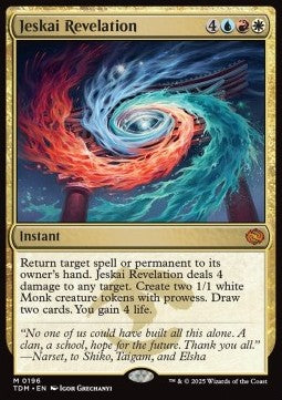 Jeskai Revelation TDM-196 Mythic Near Mint Englisch