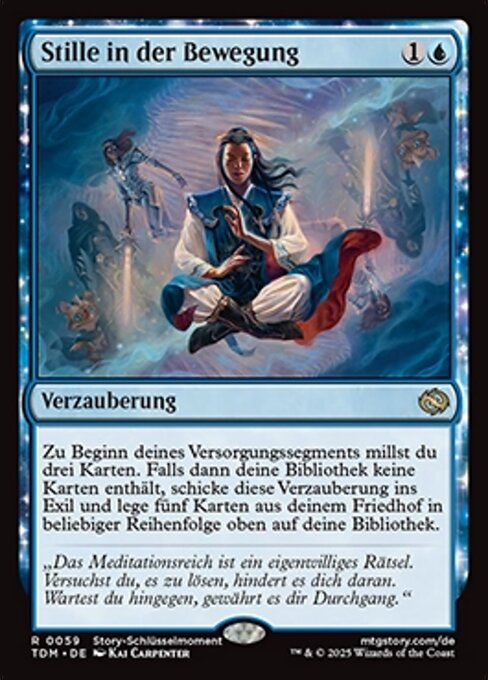 Stille in der Bewegung TDM-59 Rare Near Mint Deutsch