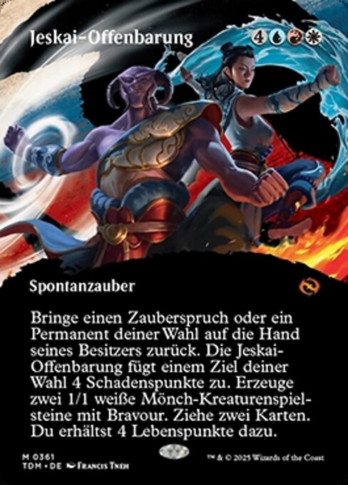 Jeskai-Offenbarung XTDM-361 Mythic Near Mint Deutsch Foil