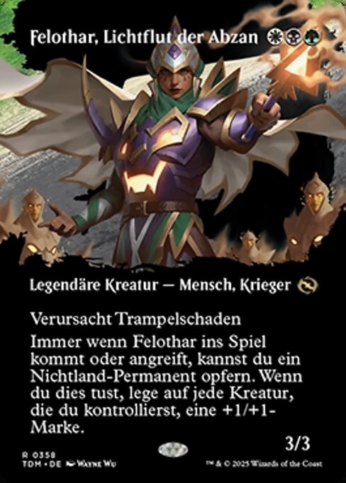 Felothar, Lichtflut der Abzan XTDM-358 Rare Excellent Deutsch