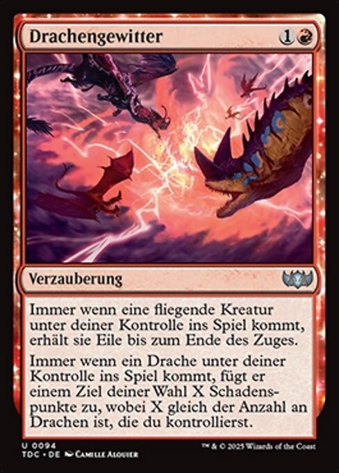 Drachengewitter TDC-94 Uncommon Near Mint Deutsch