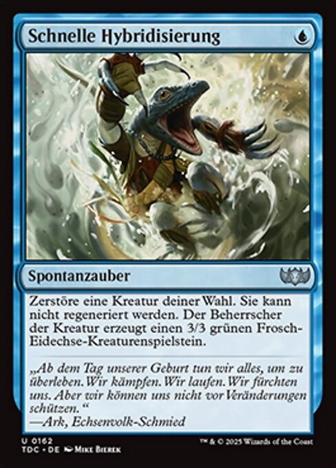 Schnelle Hybridisierung TDC-162 Uncommon Near Mint Deutsch