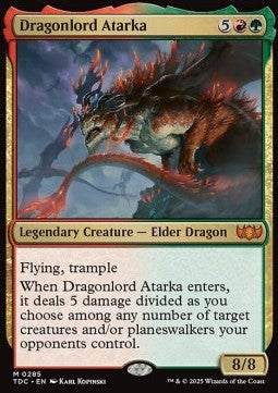 Drachenfürstin Atarka TDC-285 Mythic Near Mint Deutsch