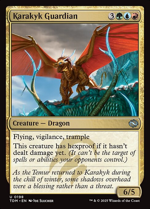 Karakyk Guardian TDM-198 Uncommon Excellent Englisch Foil