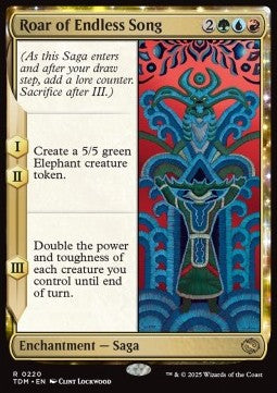 Roar of Endless Song TDM-220 Rare Near Mint Englisch