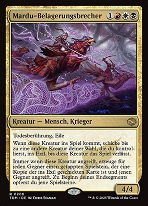 Mardu-Belagerungsbrecher TDM-206 Rare Near Mint Deutsch