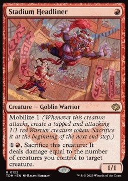 Arena-Publikumsmagnet TDM-122 Rare Near Mint Deutsch Foil