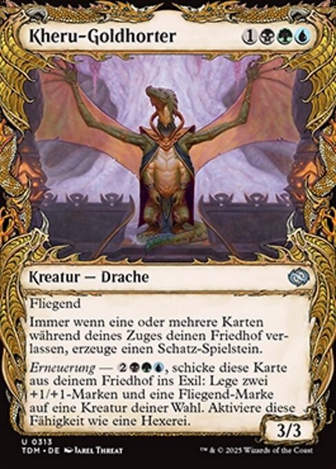 Kheru-Goldhorter XTDM-313 Uncommon Near Mint Deutsch Foil