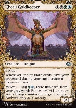 Kheru Goldkeeper XTDM-313 Uncommon Near Mint Englisch Foil