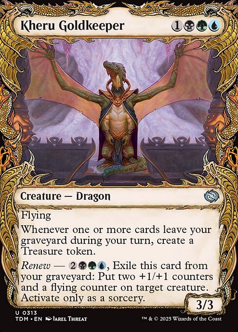 Kheru Goldkeeper XTDM-313 Uncommon Near Mint Englisch Foil