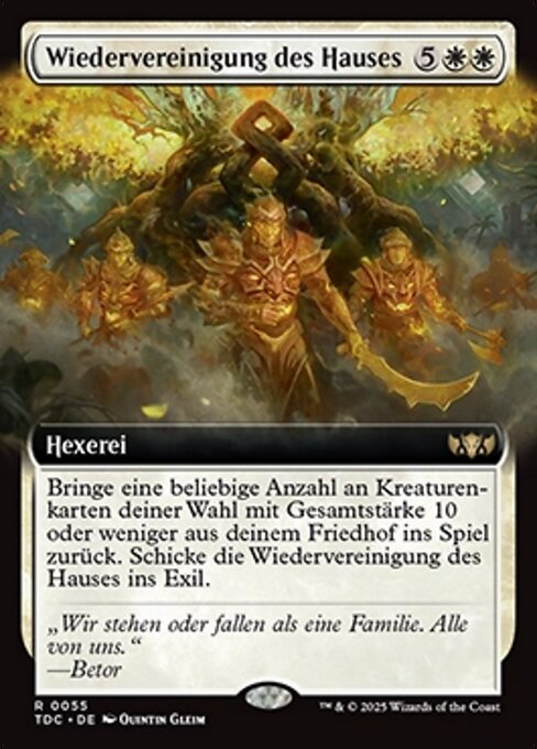 Wiedervereinigung des Hauses XTDC-55 Rare Excellent Deutsch