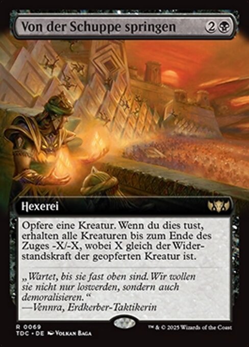 Von der Schuppe springen XTDC-69 Rare Excellent Deutsch