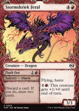 Stormshriek Feral // Flush Out XTDM-304 Common Near Mint Englisch Foil
