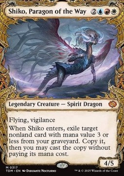 Shiko, Paragon of the Way XTDM-317 Mythic Excellent Englisch