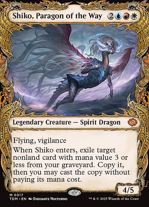 Shiko, Paragon of the Way XTDM-317 Mythic Excellent Englisch