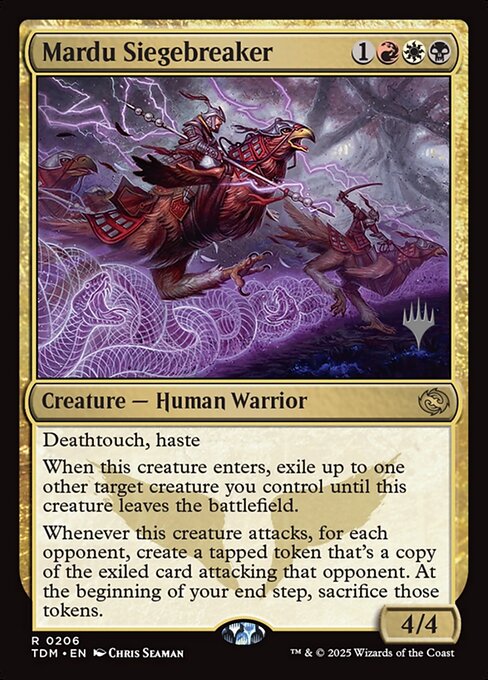 Mardu Siegebreaker PTDM-206 Rare Near Mint Englisch Foil