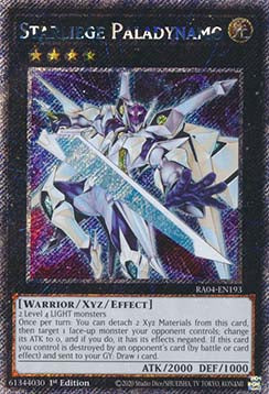 Starliege Paladynamo (V.1) RA04-193 Platinum Secret Rare Boosterfrisch Deutsch 1. Auflage