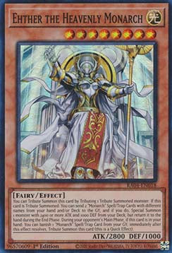 Ehther der Himmelsmonarch (V.1) RA04-018 Super Rare Boosterfrisch Deutsch 1. Auflage