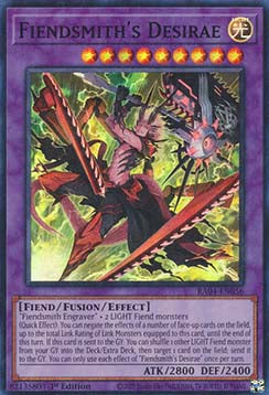 Fiendsmith's Desirae (V.1) RA04-056 Super Rare Near Mint Deutsch 1. Auflage