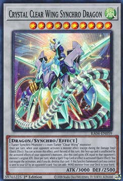 Kristall-Glasflügel-Synchrodrache (V.1) RA04-059 Super Rare Boosterfrisch Deutsch 1. Auflage