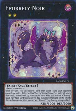 Epurrely Noir (V.1) RA04-071 Super Rare Boosterfrisch Deutsch 1. Auflage
